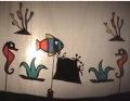Schattentheater frei nach Marcus Pfisters  „Der Regenbogenfisch“